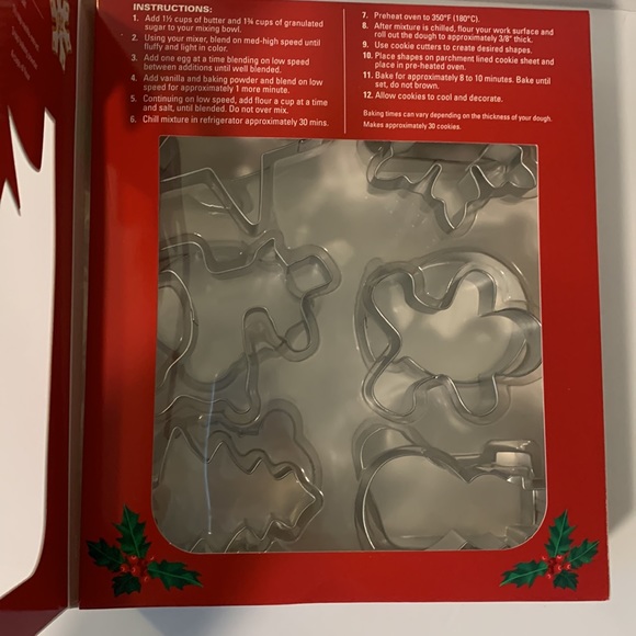 NEW Celebrate It Christmas Cookie StoryBook Set - 12 Cookie Cutters - Picture 2 of 3